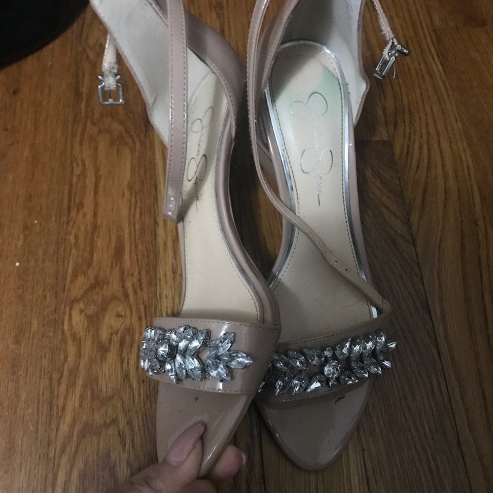 Jessica Simpson nude heels